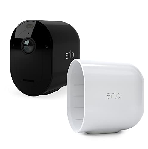 Arlo Pro3 WLAN Überwachungskamera aussen, 2K UHD, 6 Monate Akku, Farbnachtsicht, 2-Wege-Audio, Zusatzkamera mit GRATIS Kameragehäuse, mit 90-tägigem Secure Plan Testzeitraum, schwarz-weiß von ARLDE