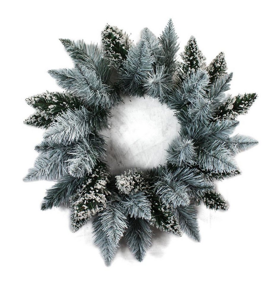 Arnusa Dekokranz künstlicher Tannenkranz Weihnachtskranz Türkranz 50 cm Kranz Tanne, tolle Qualität Kunstpflanze von Arnusa