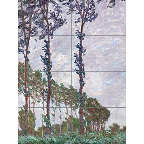 Artery8 Claude Monet Wind Effect Series Of The Poplars XL Giant Panel Poster (8 Sections) von Artery8