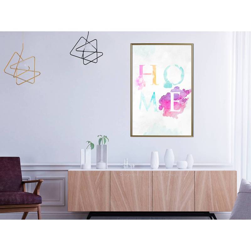 Poster Rainbow Home von Artgeist