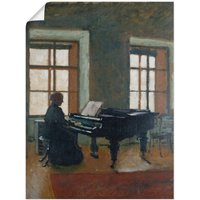 Artland Wandbild "Am Klavier. 1910", Instrumente, (1 St.) von Artland