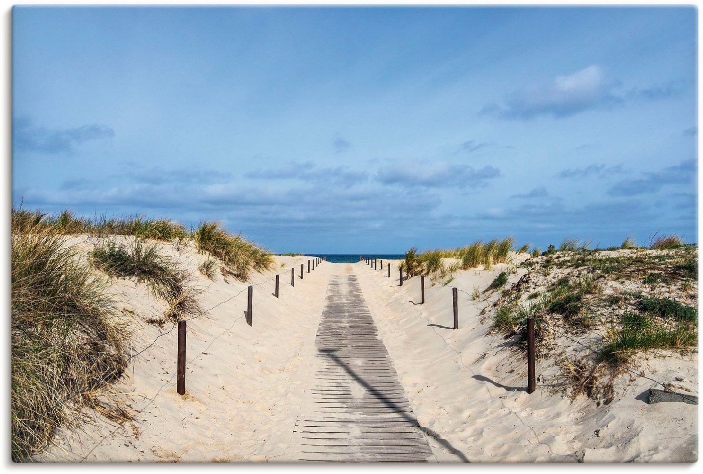 Artland Wandbild Strandaufgang an Küste der Ostsee, Strandbilder (1 St), als Alubild, Outdoorbild, Leinwandbild, Poster, Wandaufkleber von Artland