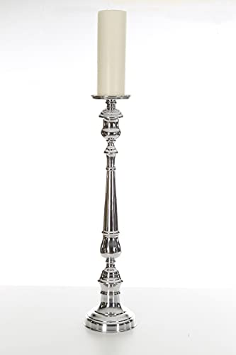 Aluminium Stand Kerzenhalter Altarleuchter Rokko 70 cm Kerzenständer Kerzenleuchter Bodenkerzenständer Kerzenleuchter Gastgeschenke von Artra Design GmbH