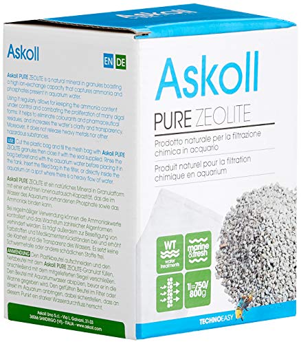 Askoll 922977 Pure Zeolite für chemische Filtration in Aquarium 1 Liter (750/800g) von Askoll