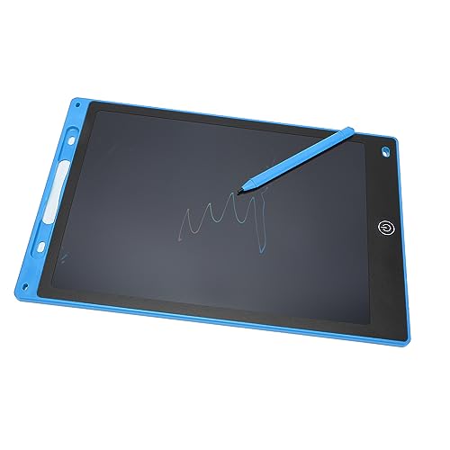 LCD-Schreibtablett, Wiederverwendbares Zeichenbrett mit One-Touch-Löschsperre und 12-Zoll-Farbbildschirm Zum Lernen (Dunkelblau) von Atyhao