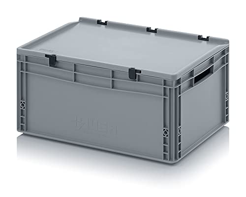 Auer Packaging Eurobehälter-Eurobox 60 x 40 x 28,5 cm mit Scharnierdeckel von Auer Packaging
