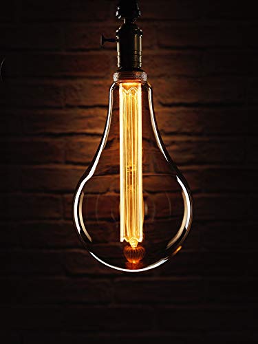 Auraglow Mysa LED-Glühbirne - Vintage Retro Rustikal Edison Style Dekorativ Energieeffizient Filament E27 Schraube XXL Große Glühbirne von Auraglow