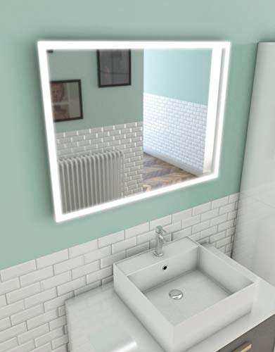 Aurlane Badezimmerspiegel, LED, selbstleuchtend, 60 x 80 cm von AURLANE
