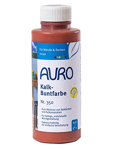 AURO Kalk-Buntfarbe Terracotta 0,5 L von Auro