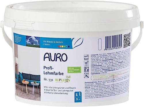 Auro Profi-Lehmfarbe Nr. 331 in 1 Liter von Auro