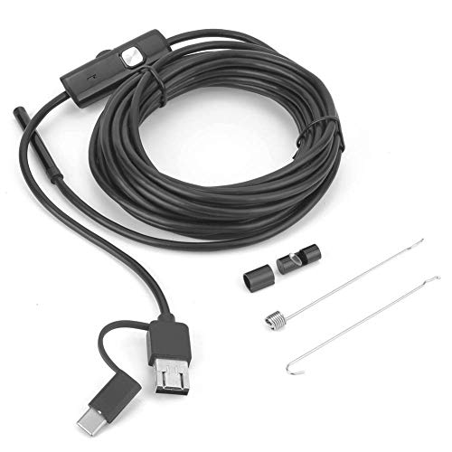 5,5-mm-USB-Endoskop mit 6LED 5M-Kabel, HD-Kamera, IP67 Wasserdicht, Breite Kompatibilität fürund von Ausla