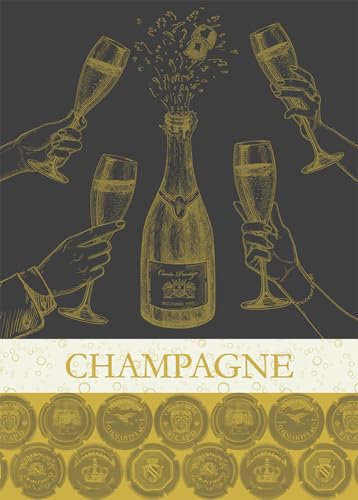 Autrefois Geschirrtuch, Jacquard, Gold, 48 x 70 cm, 100 % Baumwolle, champagnerfarben, goldfarben von Autrefois