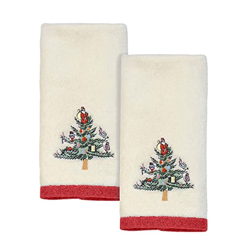 Avanti Linens Spode Christmas Tree Collection, 2-teiliges Fingerspitzen-Handtuch-Set, Mehrfarbig von Avanti Linens