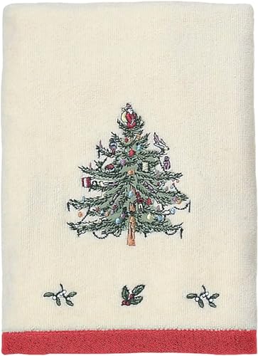 Avanti Linens - Handtuch, Urlaubs-Badezimmer-Dekor (Spode Christmas Tree Red Collection) von Avanti Linens