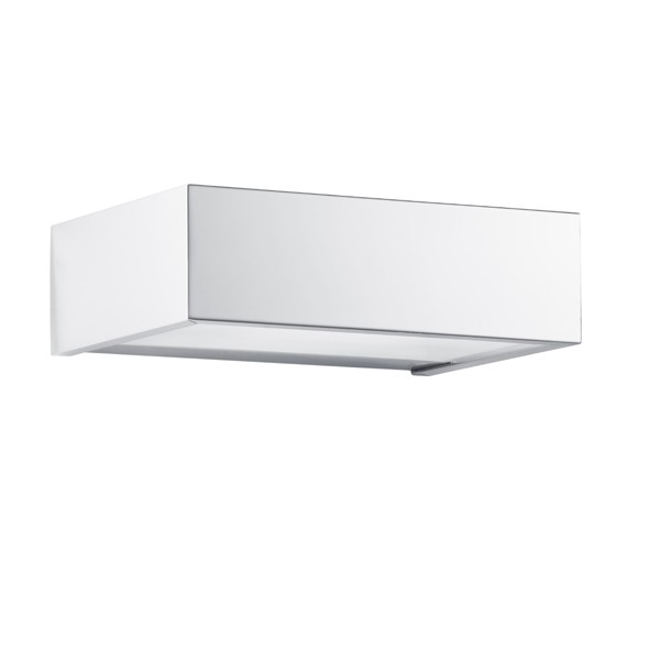 AVENARIUS Wandleuchte eckig 150 mm, Halogen max. 100 Watt, Serie Leuchten, Glas satiniert, 230 V, I 9005024010 von Avenarius