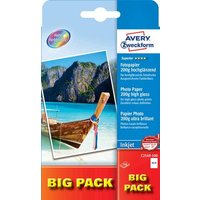 Avery-Zweckform Superior Photo Paper Inkjet BIG PACK C2549-100 Fotopapier 10 x 15cm 200 g/m² 100 Bl von Avery-Zweckform