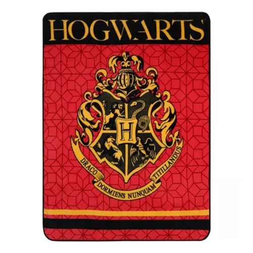 Coralina Hogwarts Harry Potter Decke 150 x 120 cm von Aymax