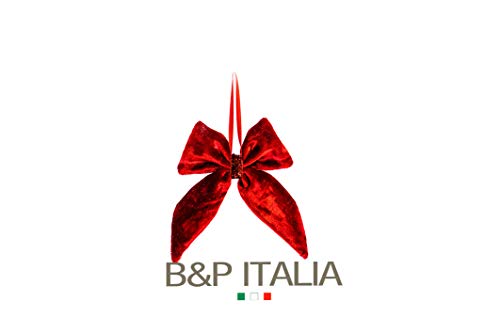 B&P Italia Stoffschleife, rot, 11 cm von B&P Italia