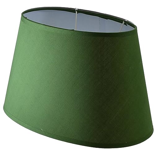 Lampenschirm oval aus Stoff H/B/L 20 x 22 x 33 cm (grün) von B & S