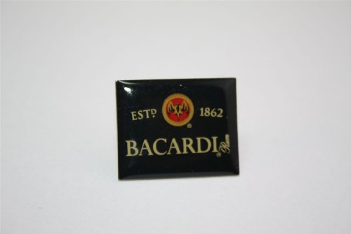 Bacardi Pin - Logo Black Edition Rum Cuba Fledermaus Anstecker von BACARDI