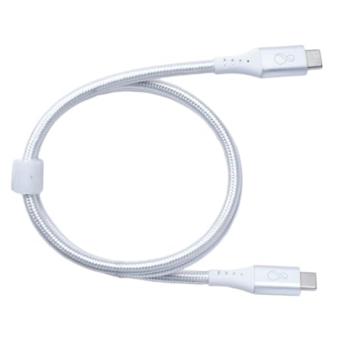 BACHMANN Ochno USB-C Kabel gerade 0,7m Silber von Bachmann