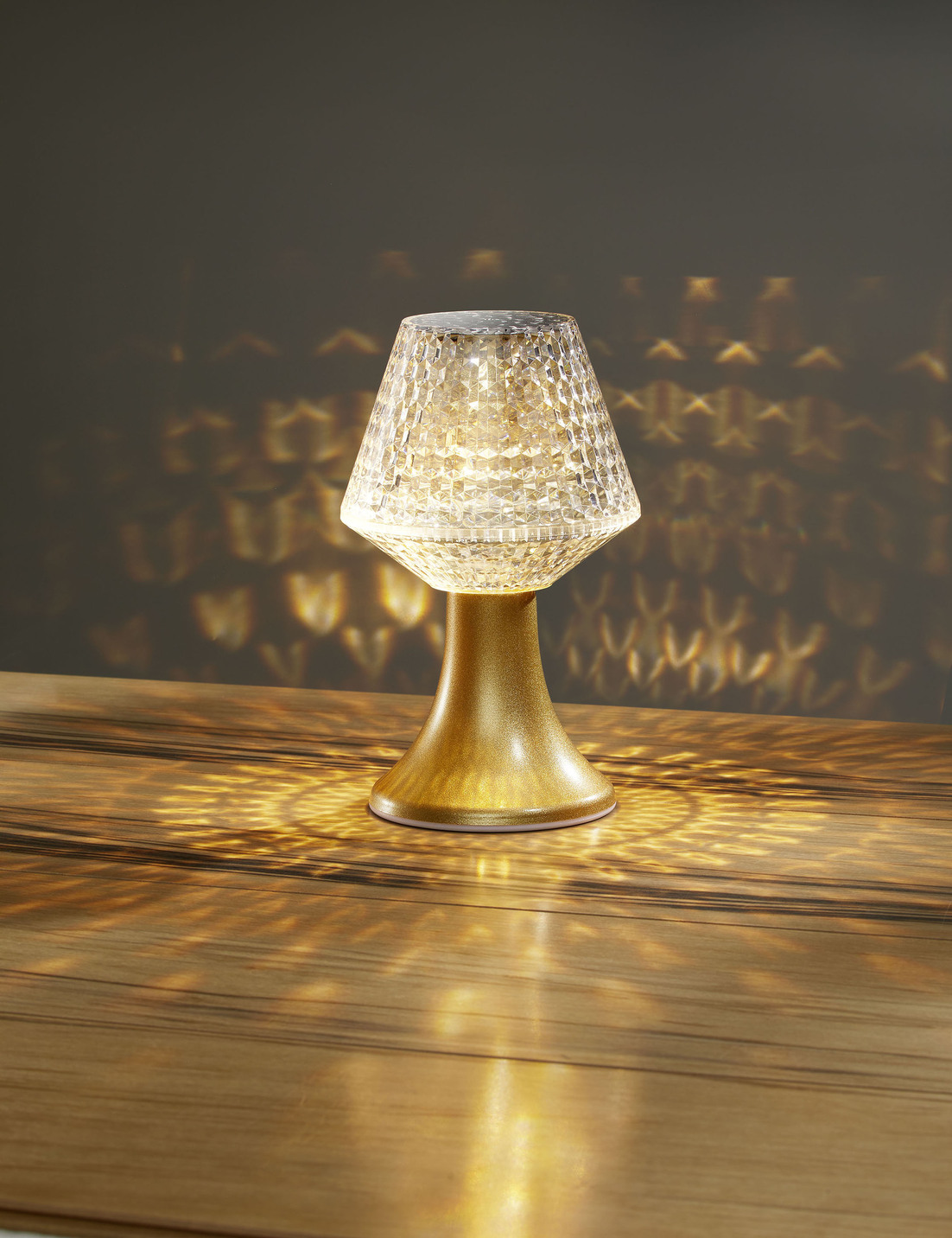 LED-Tischleuchte, Gold von BADER