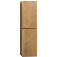 Badezimmer Schrank Angela 150cm Eiche – Regal Schrank Hochschrank Schrank Möbel Badschrank - Eiche von BADPLAATS