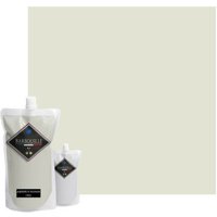 Barbouille - 2K-Epoxidfarbe/-harz glänzend - Für Fliesen, Kacheln, Laminat, pvc - 1kg - Weiß Abemus Papam - Blanc von BARBOUILLE