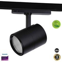 Dreiphasiger LED-Strahler speziell für Gemüseanbau - 30W - schwarz von BARCELONA LED