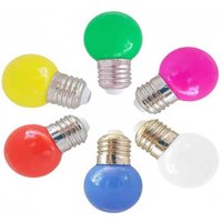 Farbige LED-Lampe G45 E27 1W - Warmweiß von BARCELONA LED