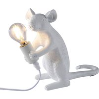 Barcelona Led - Maus-Tischleuchte "Stuart" aus Harz - Weiß von BARCELONA LED