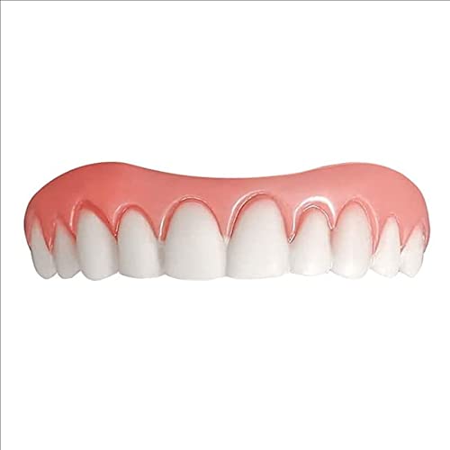 BAtlam Falsche Zähne, Veneers-Zahnersatz für Oberkiefer, hellweißer Farbton, Bequeme künstliche Zähne für Männer, Frauen, Erwachsene, selbstbewusstes Lächeln von BAtlam
