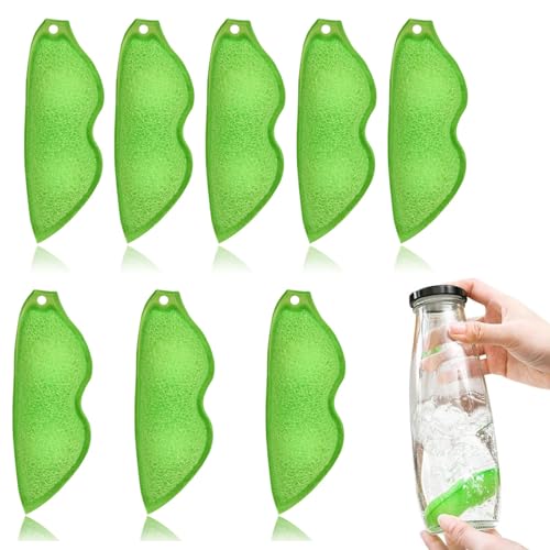 BCZR 8 Pcs Magic Beans Bottle Cleaner Sponge Beans Bottle Cleaning Sponge Cleaning Sponge Magic Beans Bottle Cleaner Sponge Küchenschwämme In Erbsenform von BCZR