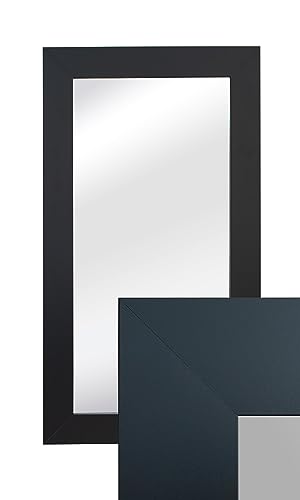 BD ART Wandspiegel Dekorativ Garderobenspiegel Ganzkörperspiegel 90x50cm Schwarz von BD ART