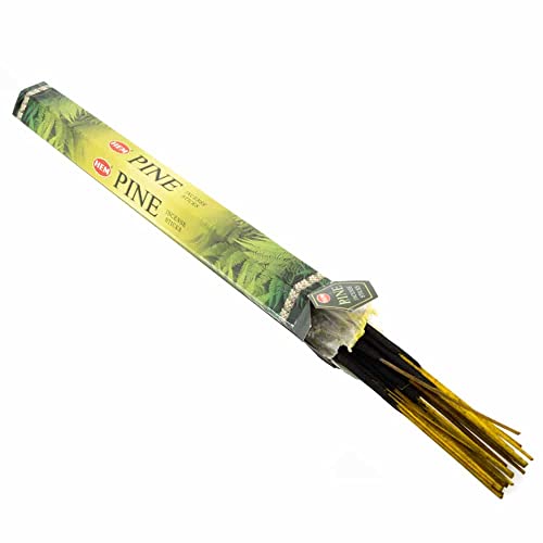 Indische Räucherstäbchen 20 Stück Packung Hem Incense Sticks Handgerollte Rauchstäbchen mit Bambus Kern und Edlen Ätherischen Ölen für Meditation Enspannung Reinigung von BEEMEN