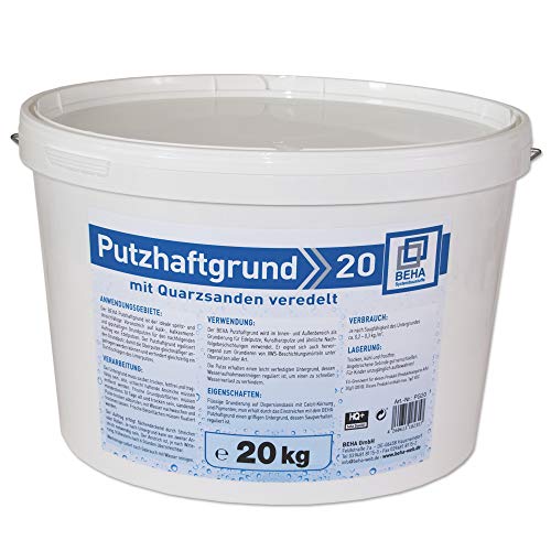 BEHA Putzhaftgrund PG20 Quarzsand Grundierung Putzgrund 20kg Quarzgrund Voranstrich von BEHA