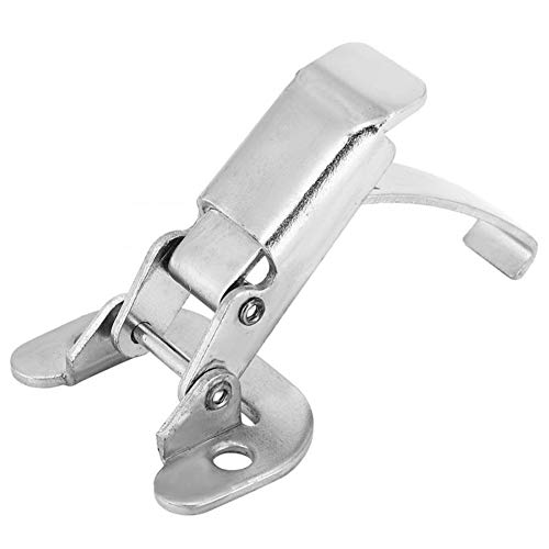 BERWENNY YINGJUN 2ST Lange Haken Cabinet Boxen Haspe sperren Toggle Latch Halter Hardware Teile (Color : Iron Nickel Plated) von BERWENNY