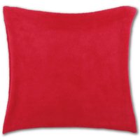 Bestlivings - Kissenhülle Kuschel 50 x 50, Auswahl: rot - scarlett mit Füllung - Rot von BESTLIVINGS