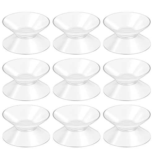 BESTOMZ 10pcs beidseitig 30 mm Saugnäpfe Saugnapf Pads für Glas Kunststoff von BESTOMZ