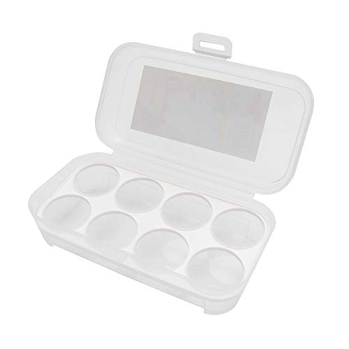 BESTOMZ 8 Eier Aufbewahrungsbox Kühlschrank Ei Halter Container Eierablage (zufällige Farbe) von BESTOMZ