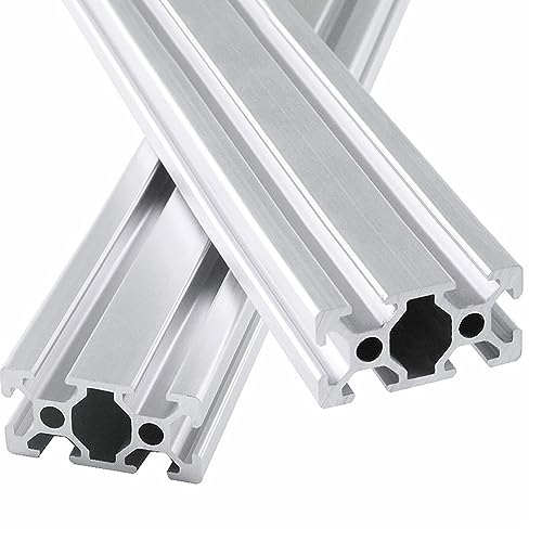 BEVDICNC 2040 1000mm Aluminium Extrusion Profil T Typ 2 Stück Silber Europäischer Standard Eloxierte Linearschiene Aluminiumprofilextrusion für DIY 3D-Drucker und CNC-Maschinen von BEVDICNC