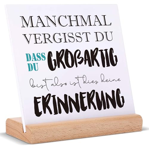 BIROYAL Geschenke für Frauen und Männer, Holzschilder, Heimdekoration, Geschenke, Geburtstagsgeschenk für Frauen, inspirierende Geschenke für Freundin, Schwestern, Kollegen, Chef, Ehefrau, Mama, Papa von BIROYAL