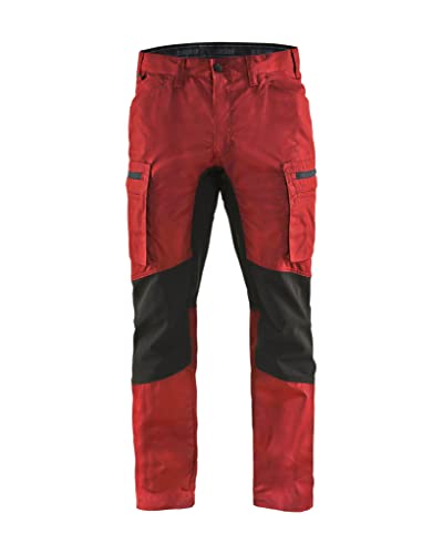 Blåkläder 14591845 Diensthose Stretch, Rot / Schwarz, D88 von BLÅKLÄDER