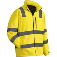 Blakläder Warnschutz-Fleecejacke, gelb, Unisex-Größe: L von Blakläder