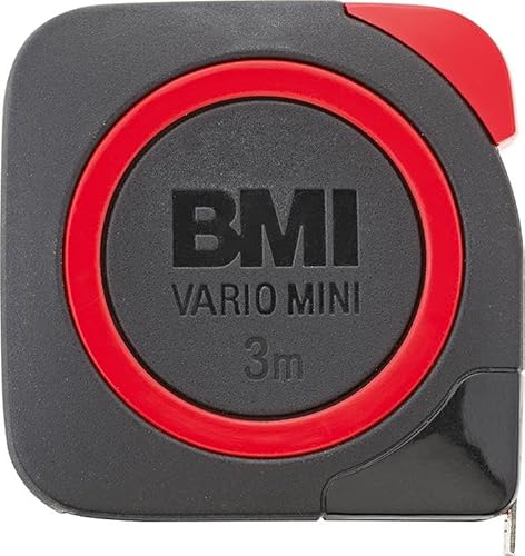 Taschenrollbandmaß VARIO Mini L.3m B.10mm mm/cm EG II ABS Automatic BMI von BMI
