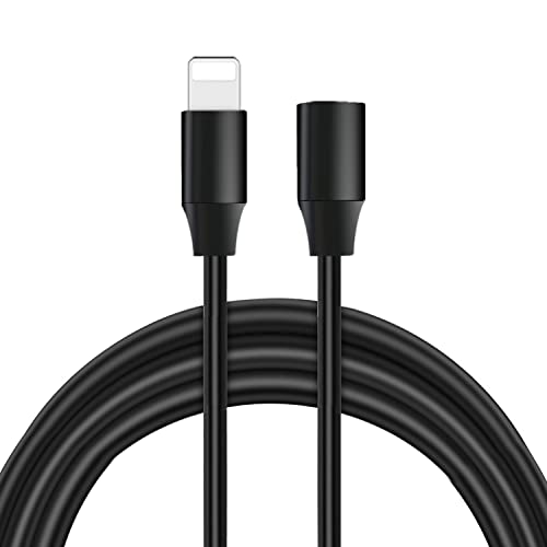 BOFA Eco Tableware 6.6FT Schwarz Lightning Extender Kabel, Lightning Verlängerungs Kabel Kompatible iOS Geräte Unterstützen Data Sync, Pass Video und Aufladen von BOFA Eco Tableware