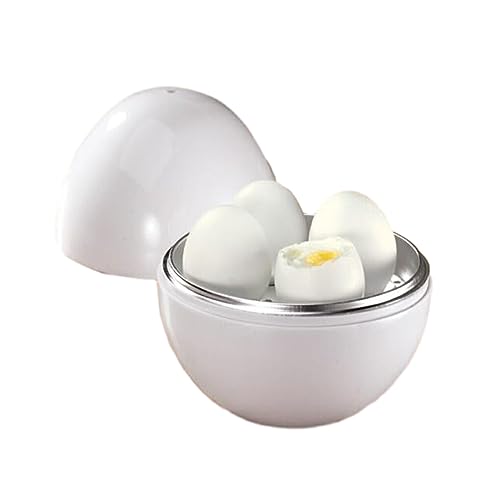 BOKIOESDE Köstlich gedämpfte Eier ganz einfach Mikrowellen Eierkocher Mikrowellen Eierkocher Tragbarer Eierdampfer Eierdampfer Kessel von BOKIOESDE