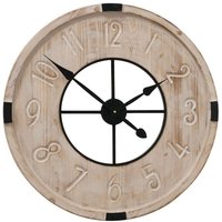 Wanduhr aus Holz chelsea, ø 70 cm, natürliche chinesische Spießtanne von BOLTZE GRUPPE