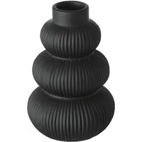 Boltze Gruppe - Schwarze Vase aus Keramik maurice, 21 cm von BOLTZE