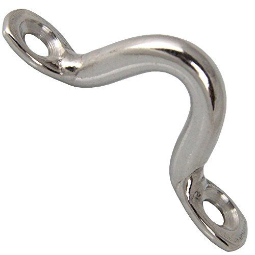 BOOTSTEILE BRAUER 25 Stück Fenderöse D= 6 x 60 mm - Edelstahl A2 AISI 304 von BOOTSTEILE BRAUER